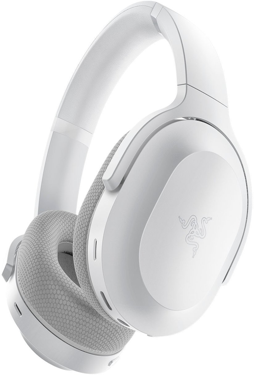 Razer - Barracuda Wireless Stereo Gaming Headset for PC, PS5, PS4, Switch, and Mobile - Mercury White